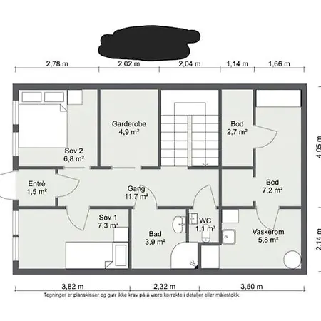 Apartment Med 3 Soverom *